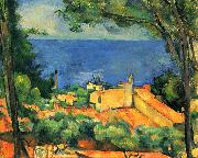 Paul Cezanne L Estaque oil on canvas